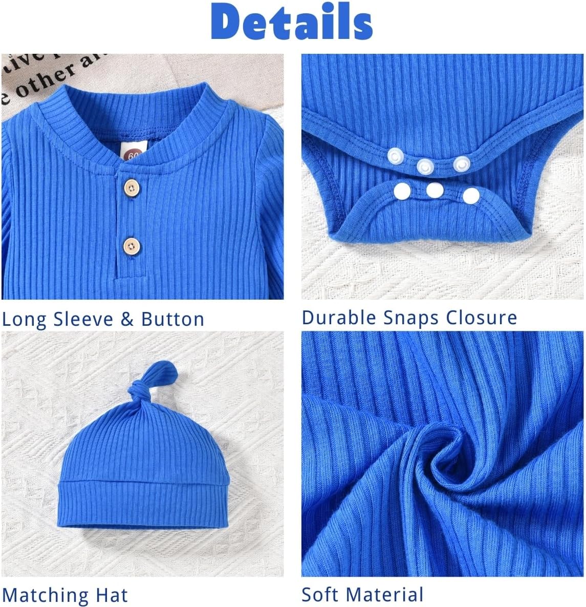 Multi-Sized Gender-Neutral Baby Outfit