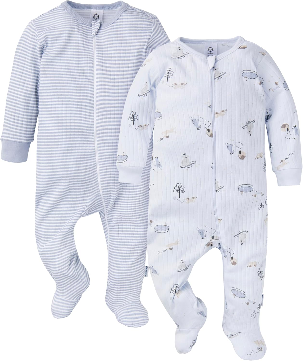 Gerber 2-Pack Sleep N Onesies