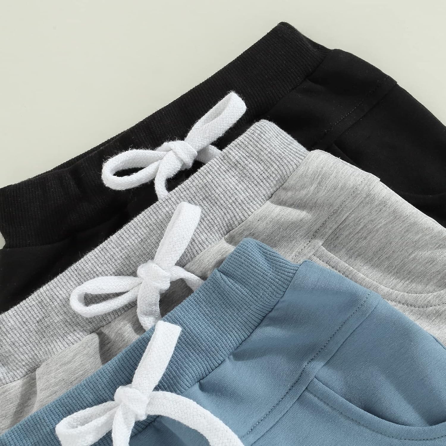 Bagilaanoe Elastic Waist Shorts for Baby Boys Summer Solid Bottoms