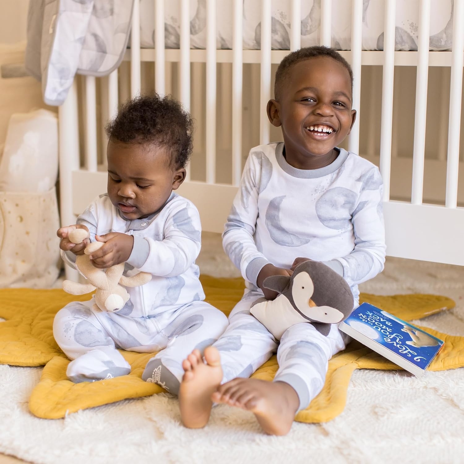 Burts Bees Baby Boys Pajama Set - Soft Cozy for Sleep