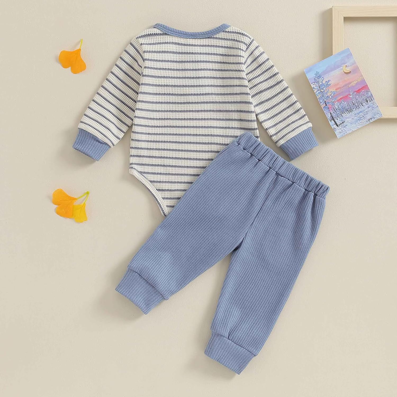 Newborn Boys Romper Set for Fall Winter