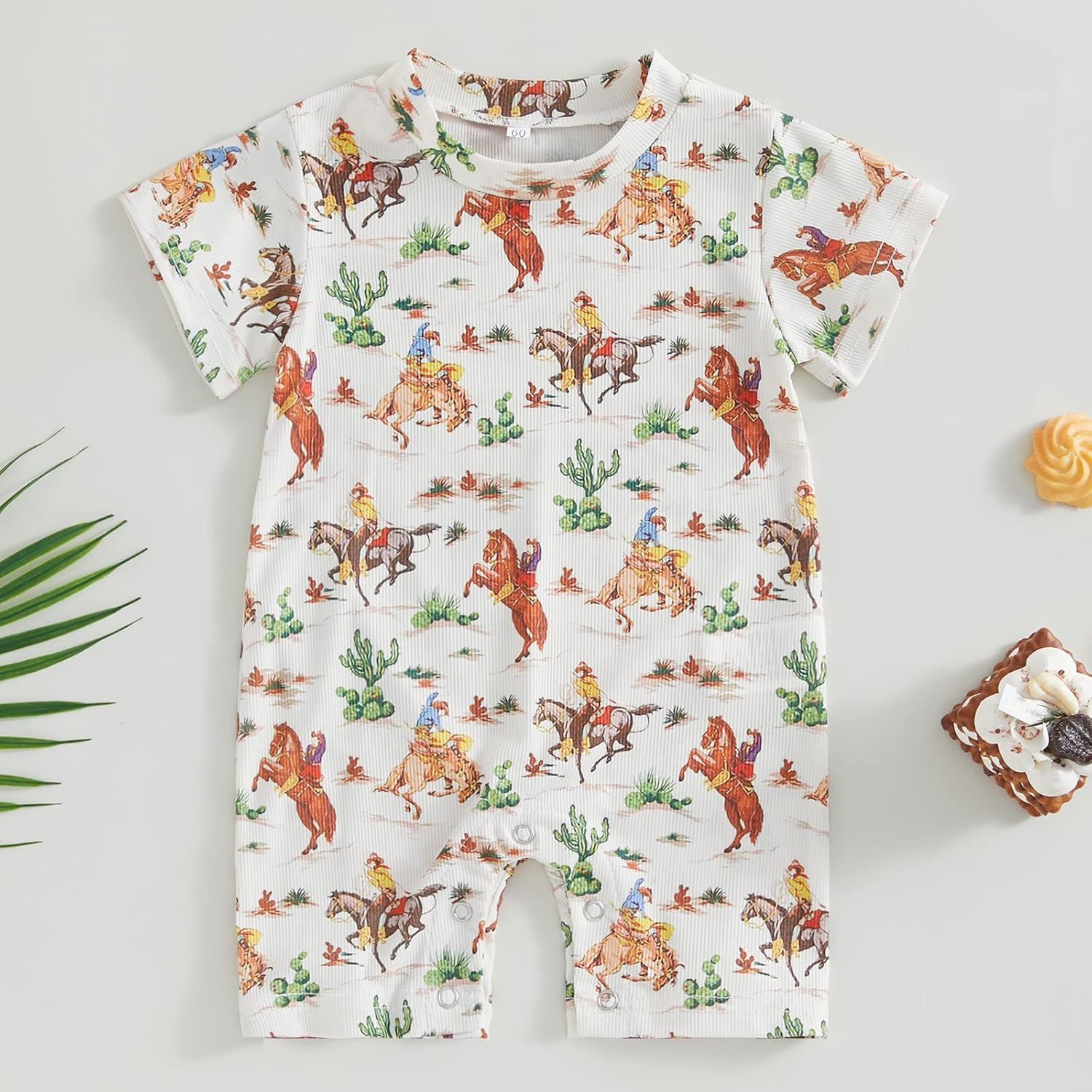 Premium Cow Print Romper for Babies
