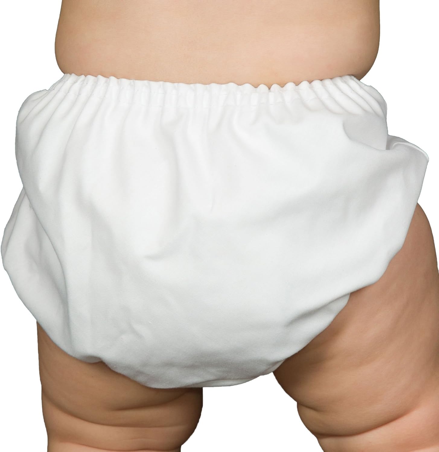 Comforty Soft - IC Collection Baby Boys White Batiste Diaper Cover Bloomers