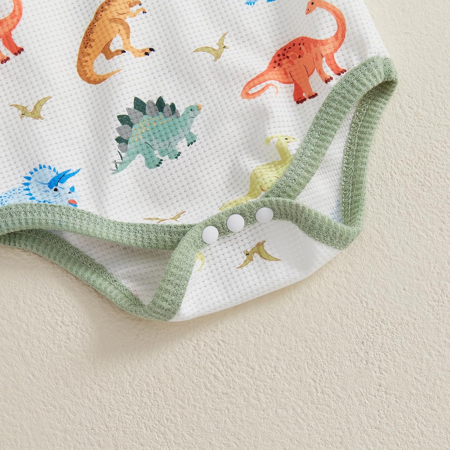 DinosaurRomperSet 3Pcs for Baby Boys Perfect for Fall