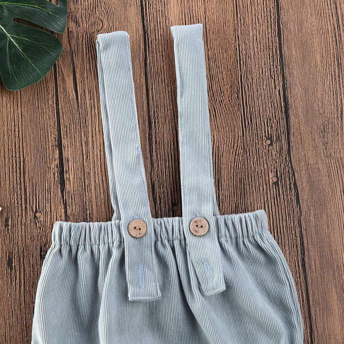Mubineo infant unisex corduroy overalls