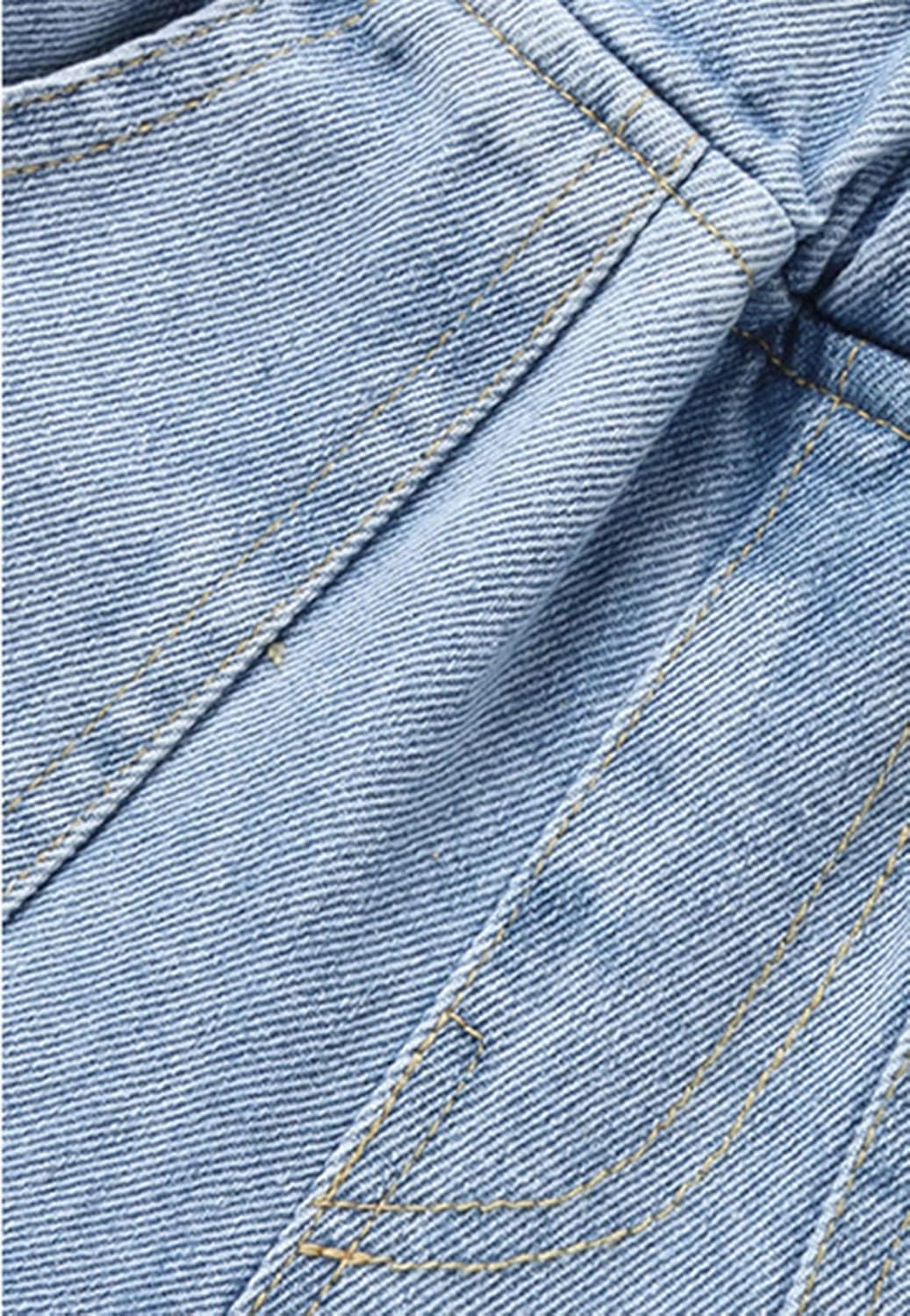 Patchwork Striped Jeans Pants for Kids