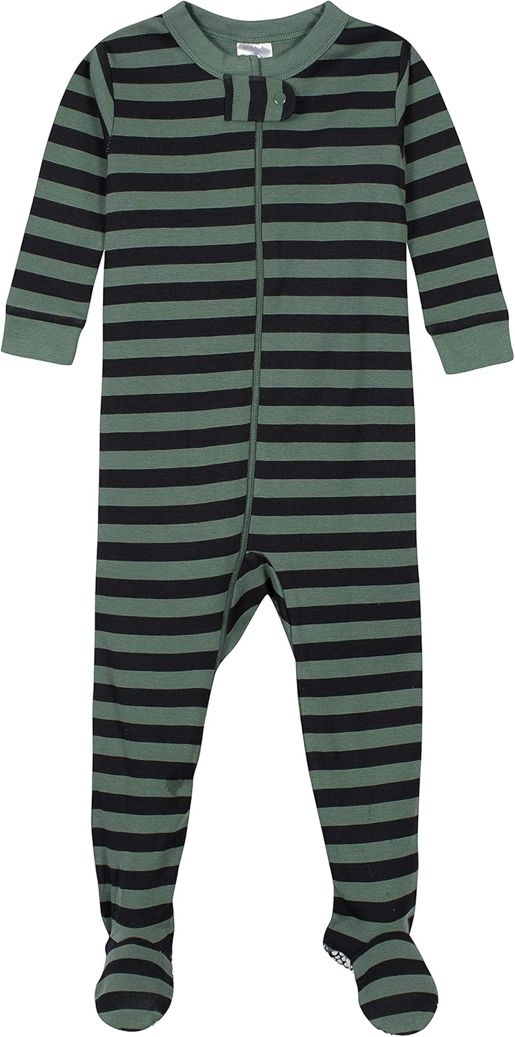 Gerber Baby Boys Pajamas 4-Pack with Snug Fit Safety Features