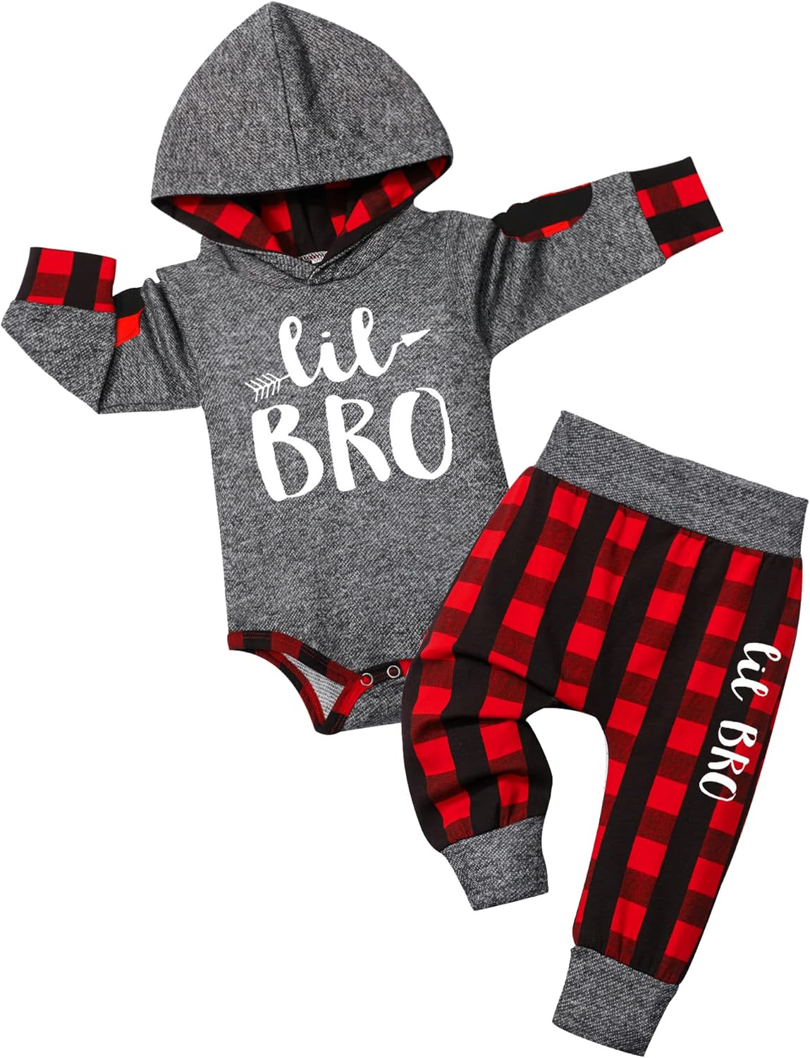 Fommy Little Hero Plaid Set