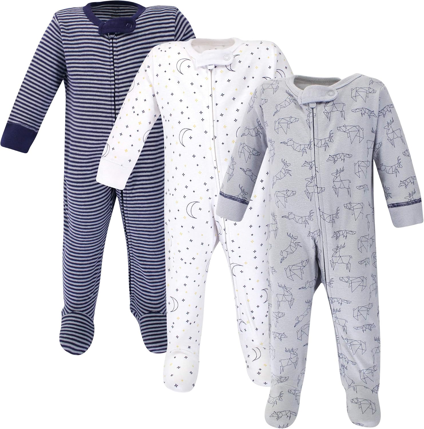 Touched by Nature Baby Girls Organic Cotton Sleep and Play Set