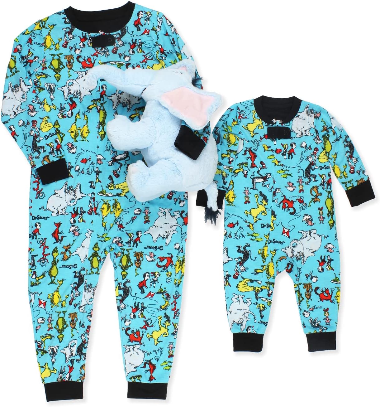 Big Fat Grinch Sleepover Pajamas with Seuss Friends