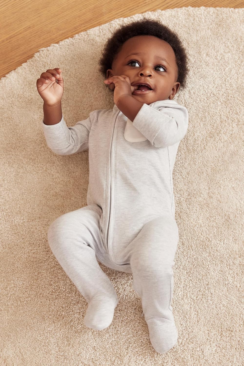 MORI Baby Unisex Pajamas Sleepsuit 4-Piece Set with Two-Way Zip
