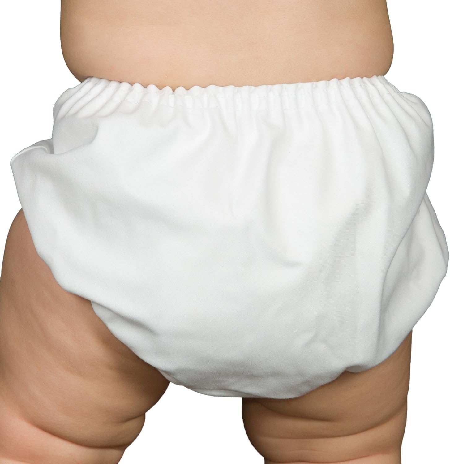 Comforty Soft - IC Collection Baby Boys White Batiste Diaper Cover Bloomers