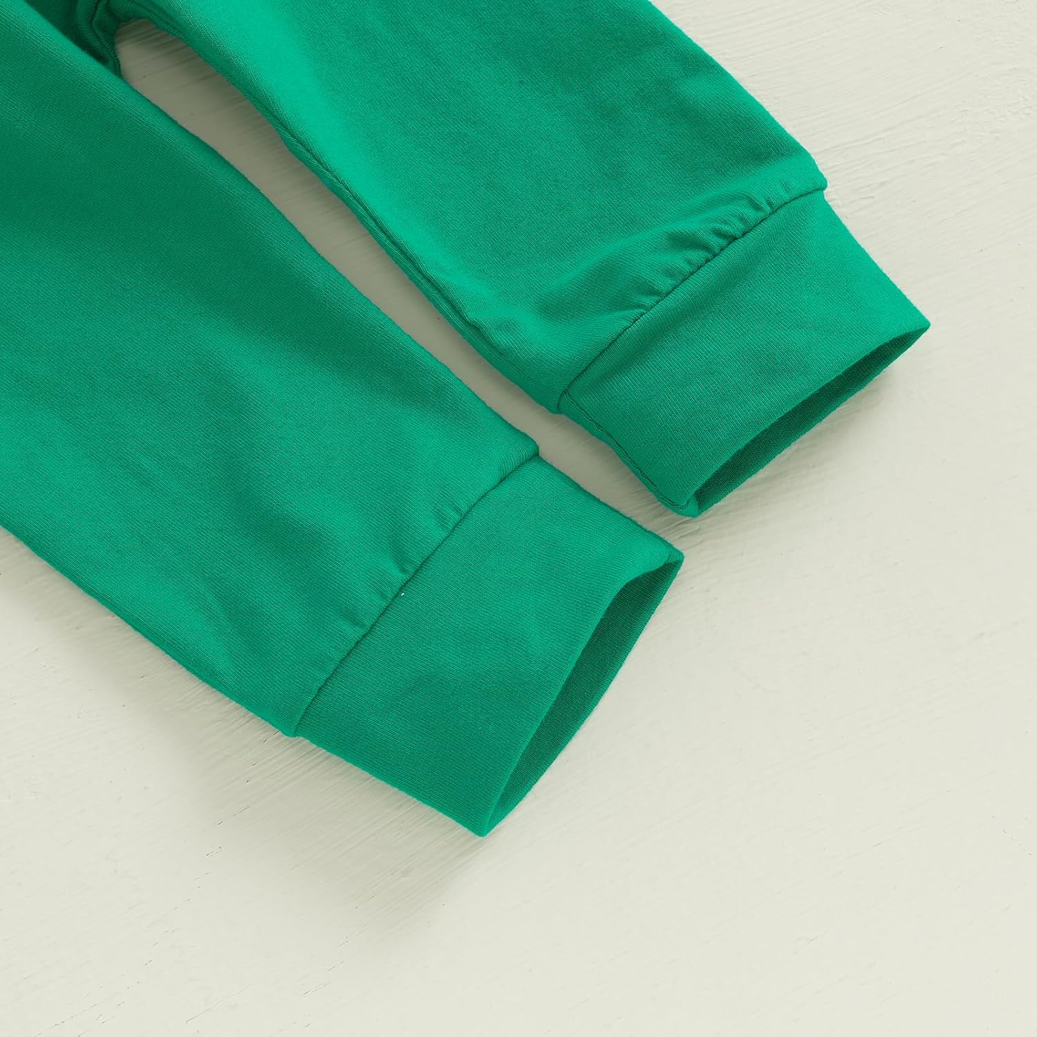 St Patricks Day Clover Romper 3-Piece Set for Baby Boys