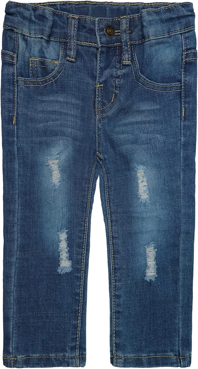 KIDSCOOL SPACE Ripped Soft Jeans for Kids Summer Hinges