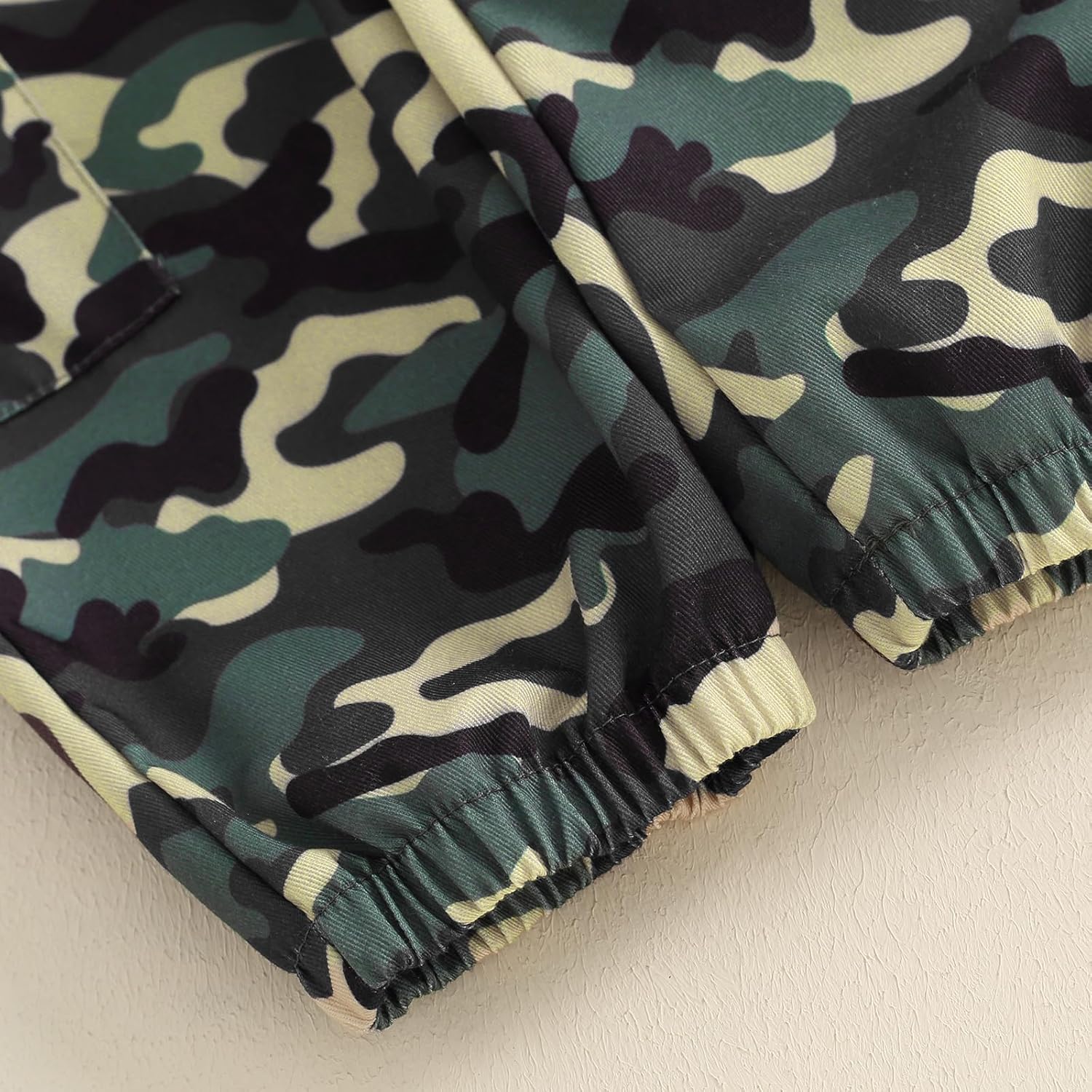 WDeHow Toddler Kids Baby Boy Fall Outfits - Trendy Fall Camouflage Sweater Set