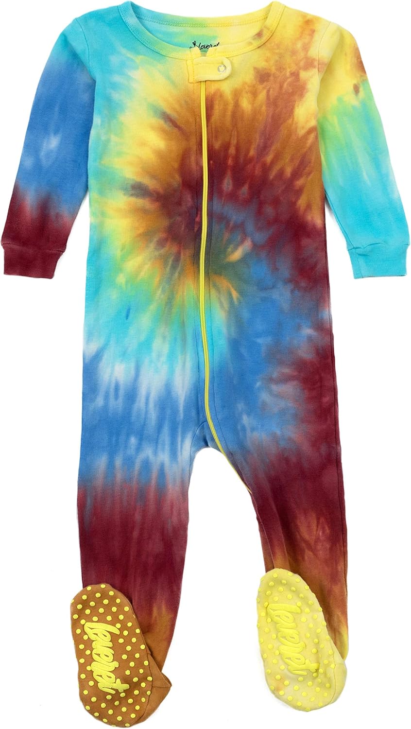 Matching Tie Dye Family Pajamas for Baby Boys Soft Comfortable