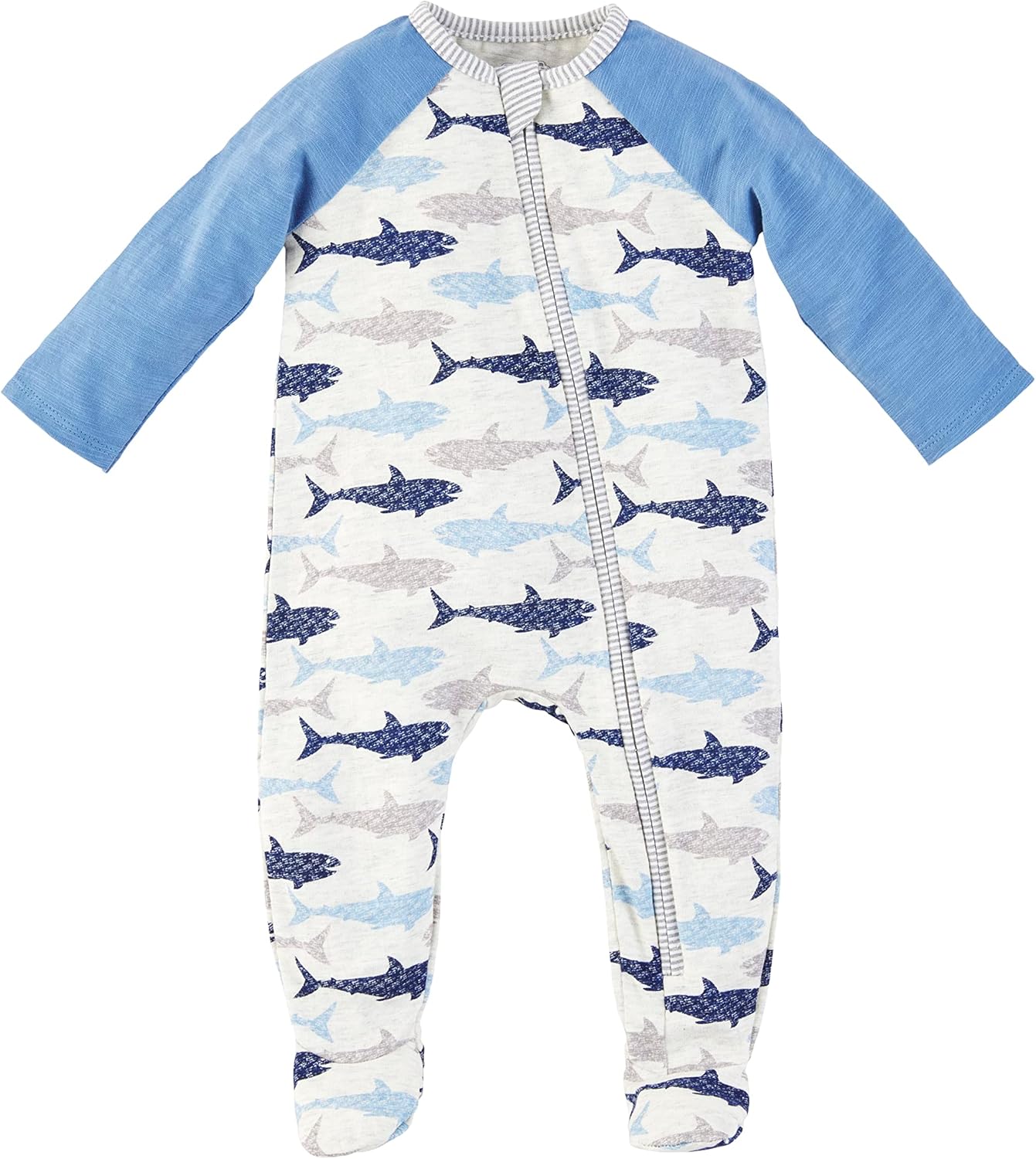 Mud Pie Shark Riley Baby Boy Sleeper