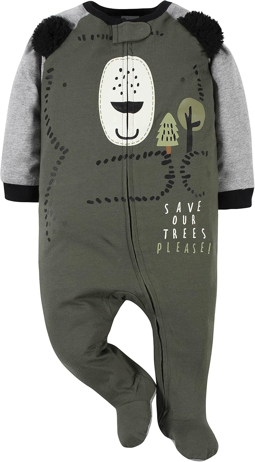 Gerber Baby Boys 2-Pack Sleep N Play Sleepwear
