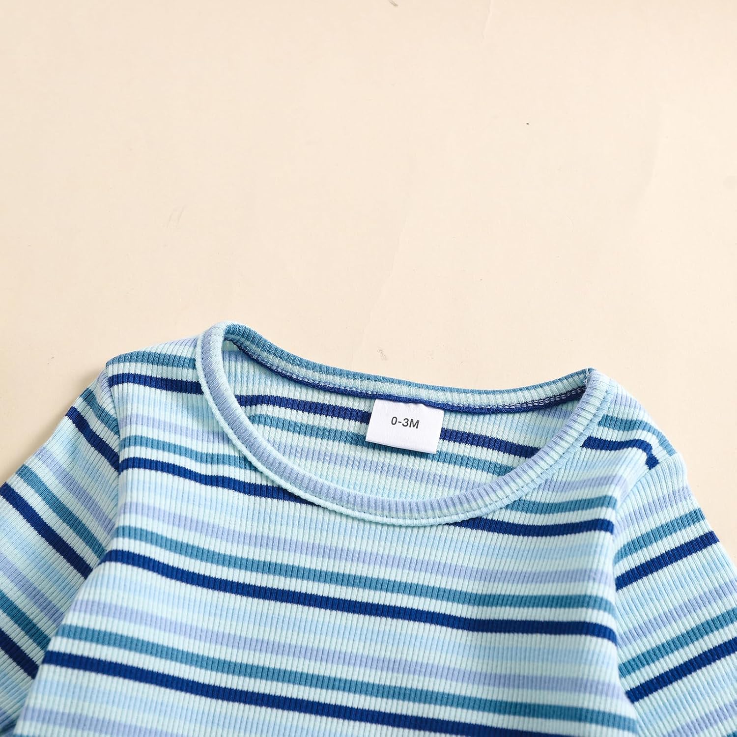 Emmababy Fall Striped Romper Set for Baby
