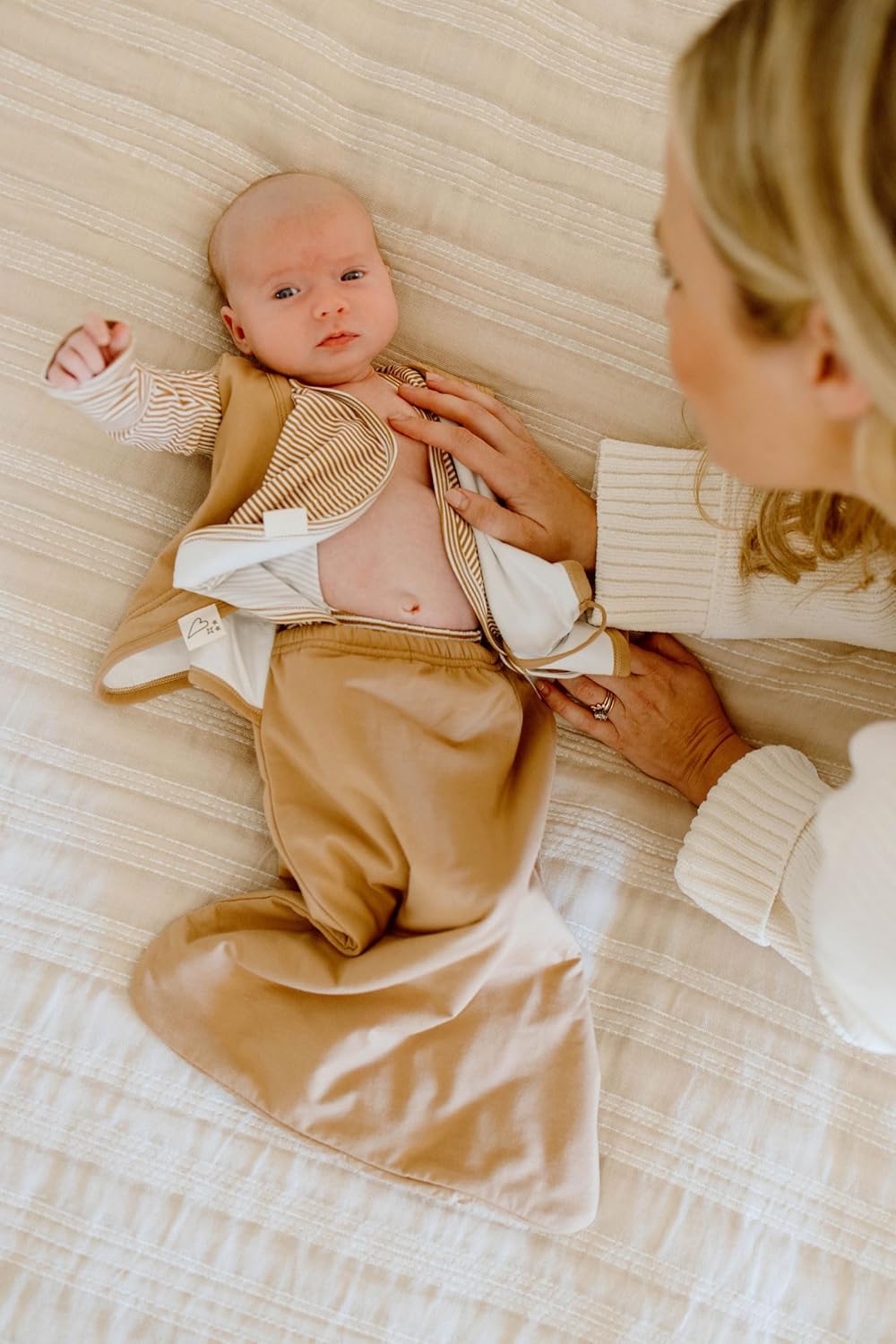 Bonsie Skin to Skin Baby Cuddle Sack - Brown