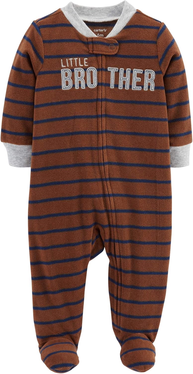 Carters Little Brother Fleece Sleeper NB