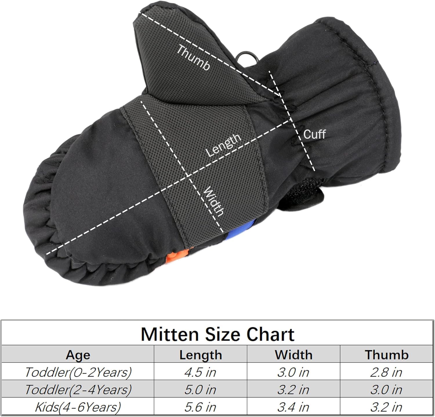 Double-Insulated Toddler Gloves