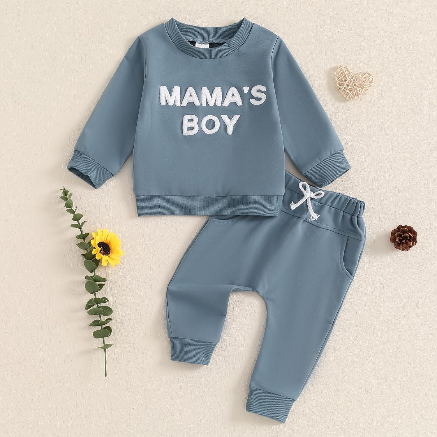Warm Cozy Baby Boy Outfit for Fall