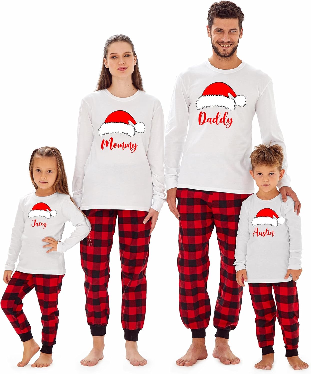 Family Matching Santa Red Hat for Kids