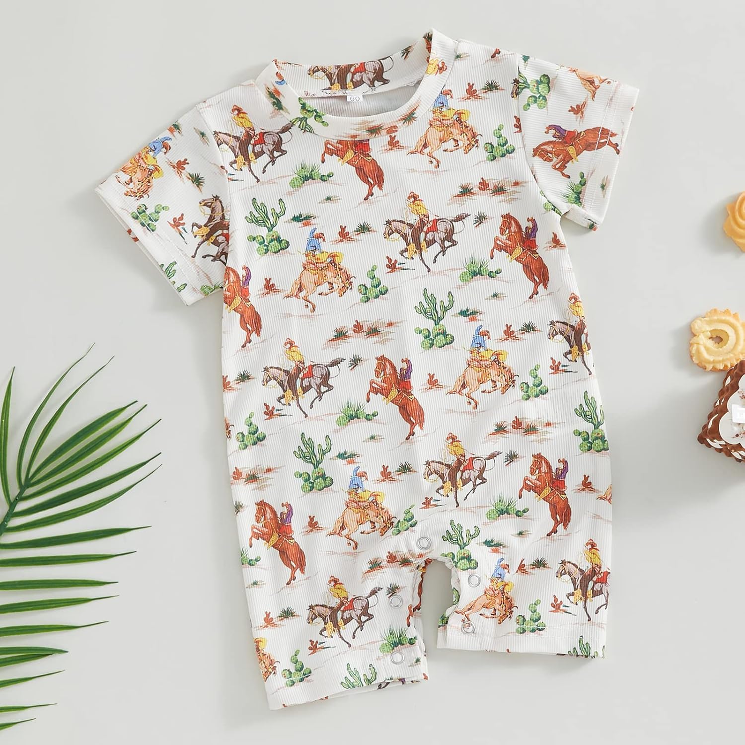 Premium Cow Print Romper for Babies