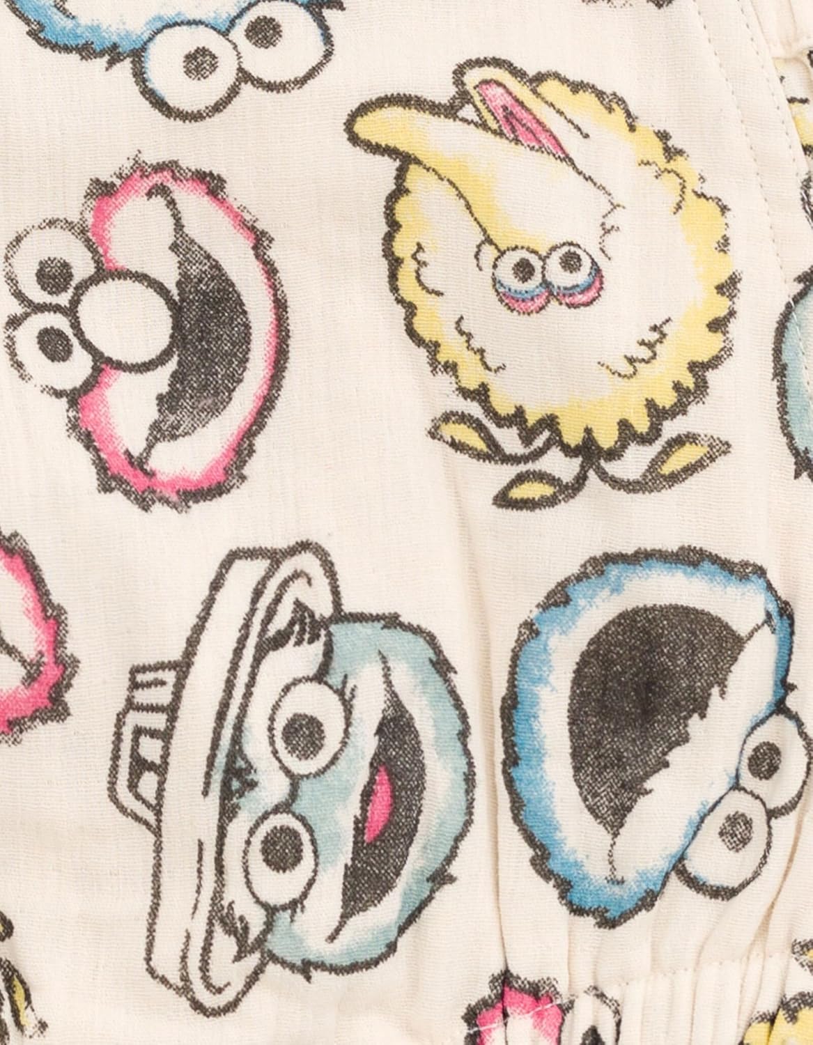 Sesame Street Cotton Gauze Romper Set