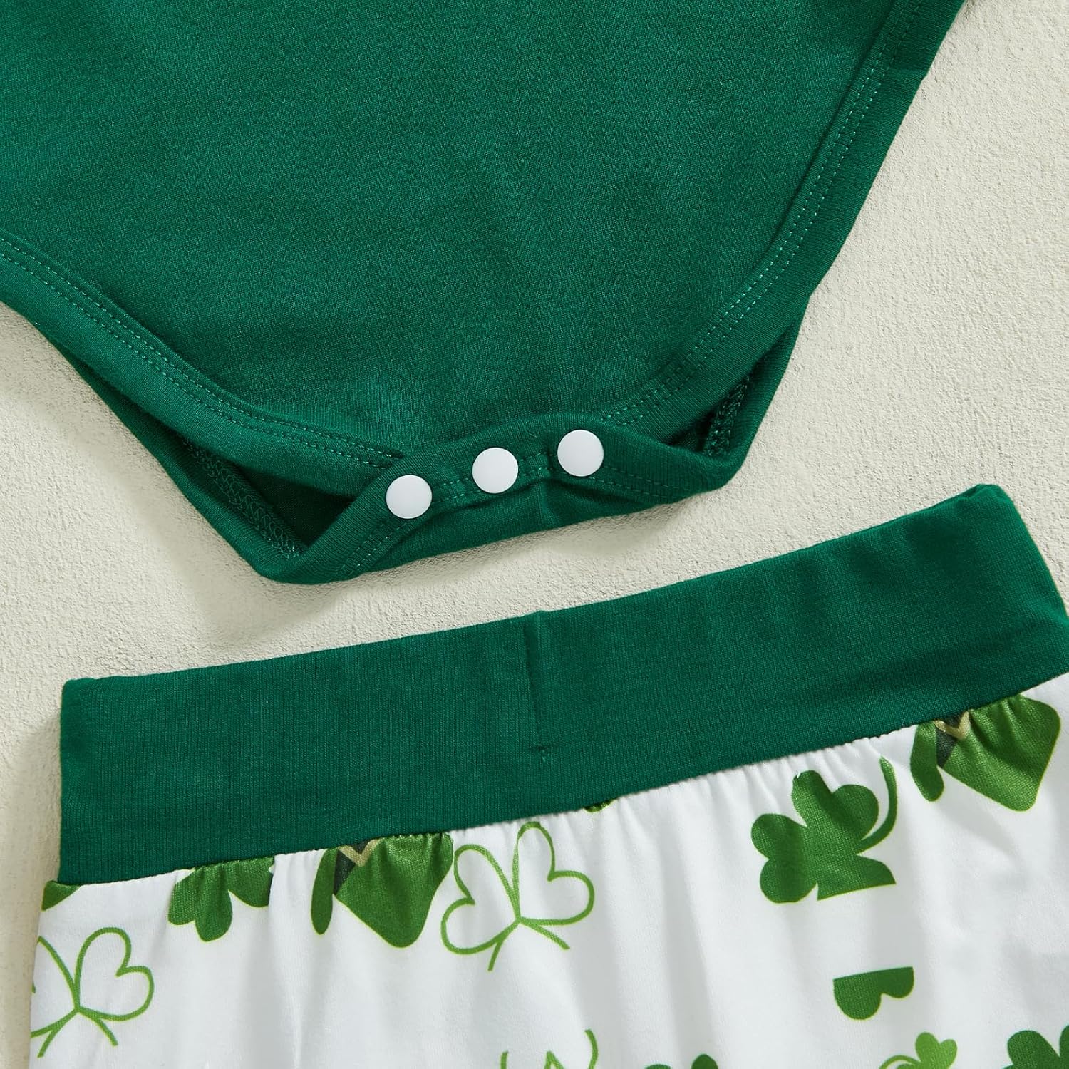 BemeyourBBs St Patricks Day Shamrock Baby Set - Baby Boy Outfit