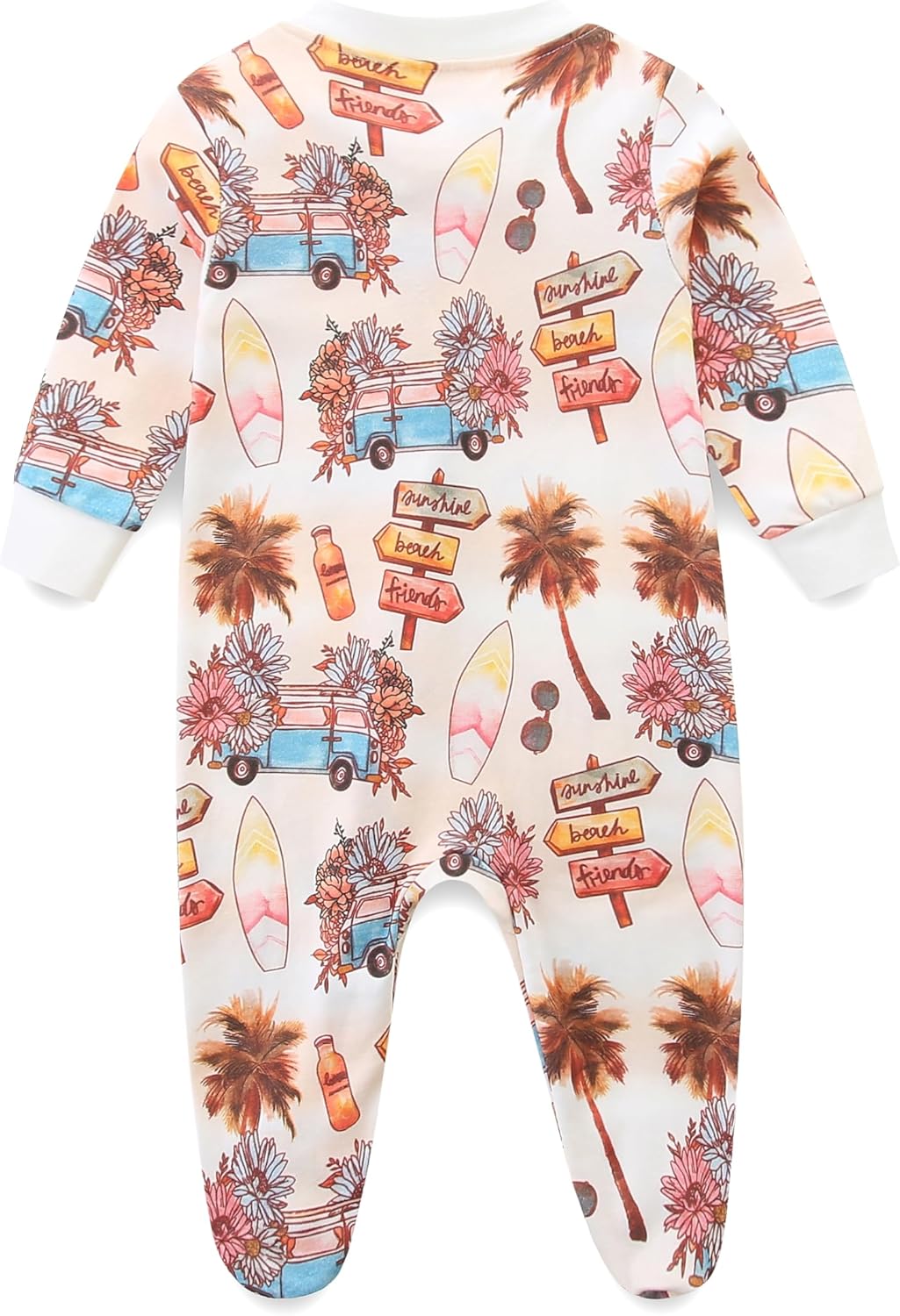 Bibimom Organic Cotton Footies Onesie for Baby Soft Secure and Durable