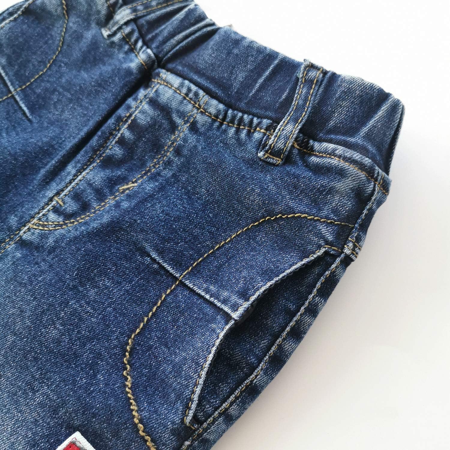 KIDSCOOL SPACE Elastic Ripped Pants for Toddlers