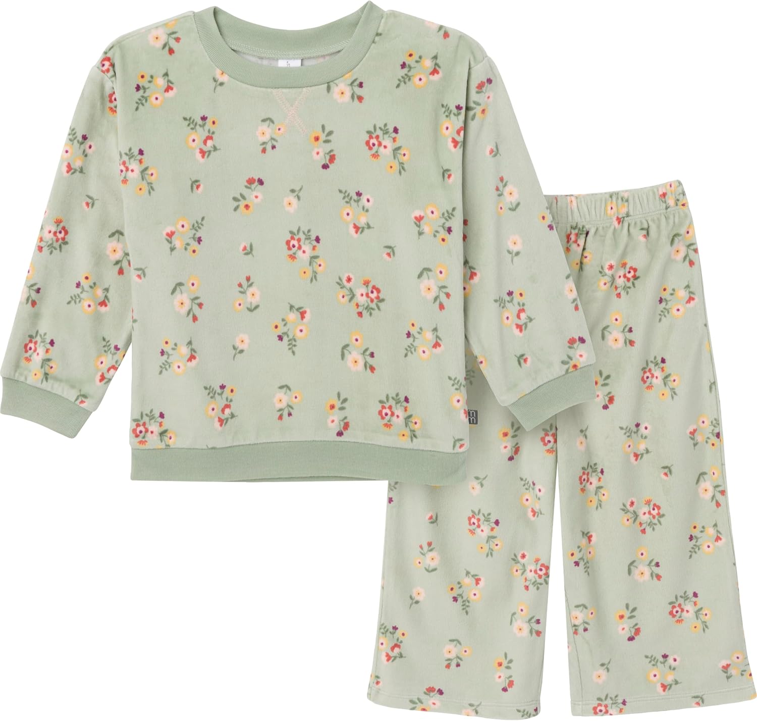 Modern Moments by Gerber Toddler Pajama Set - bunny fleece