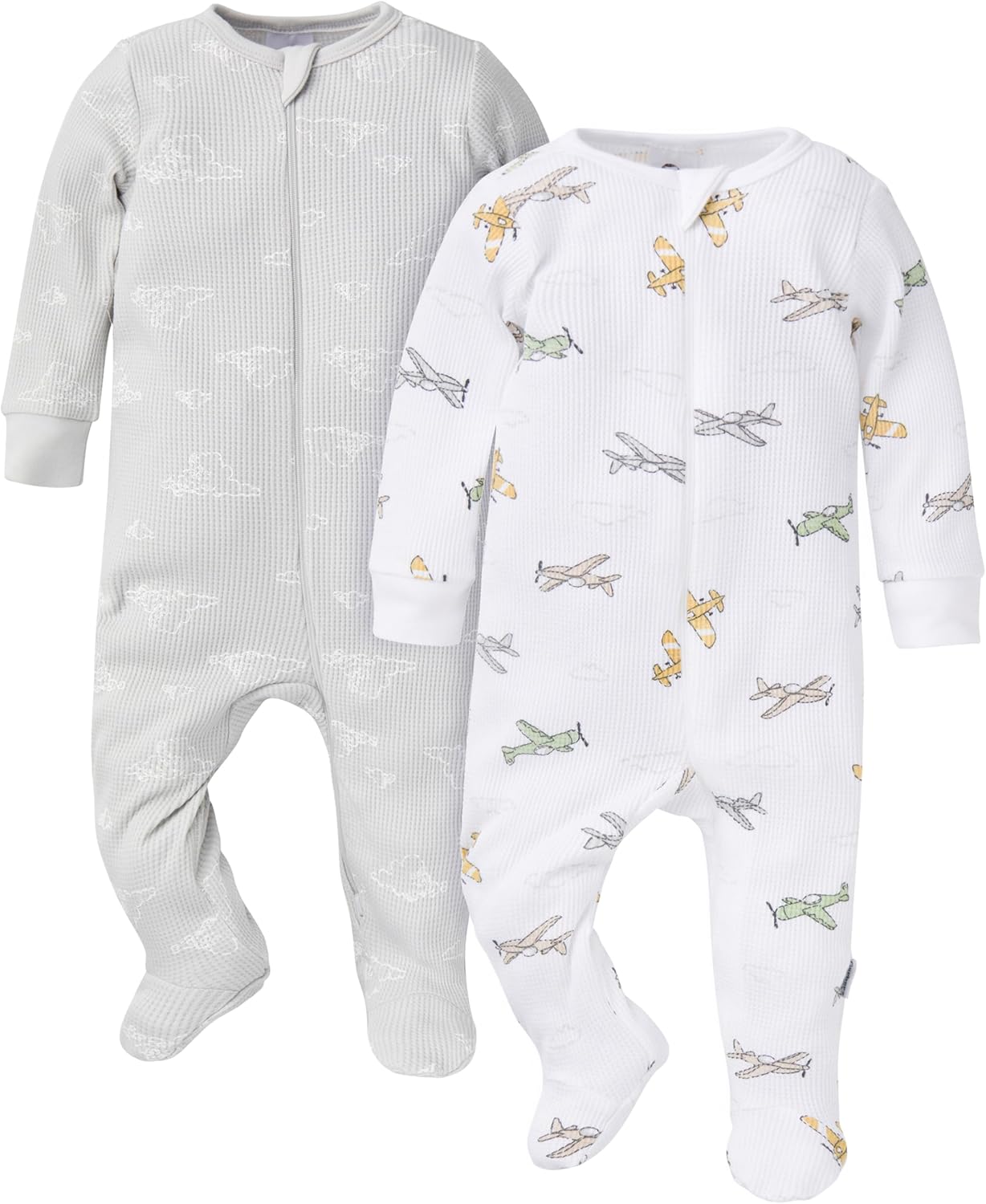 2-Pack Thermal Sleep N Play by Gerber for Unisex Babies