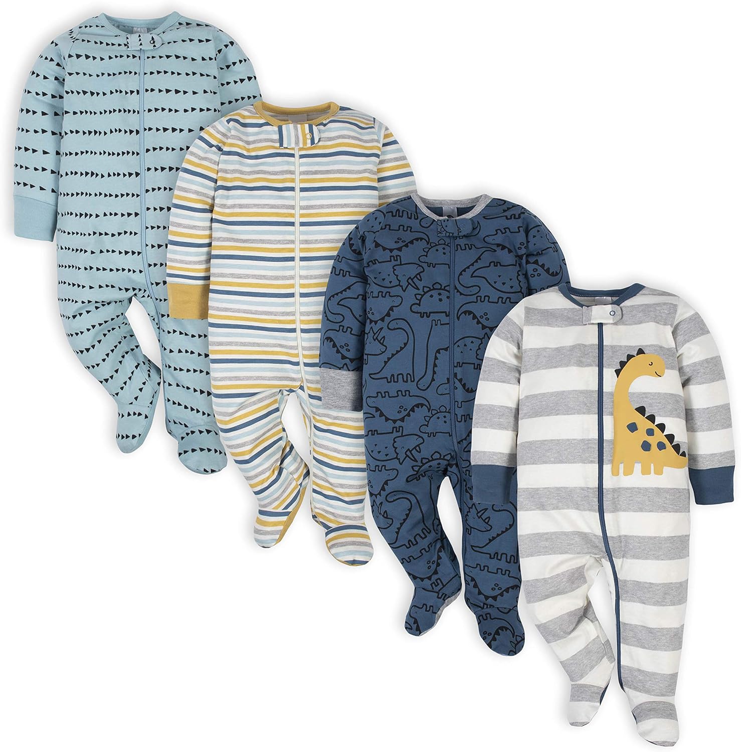 Gerber Sleep n Play Footie 4-Pack