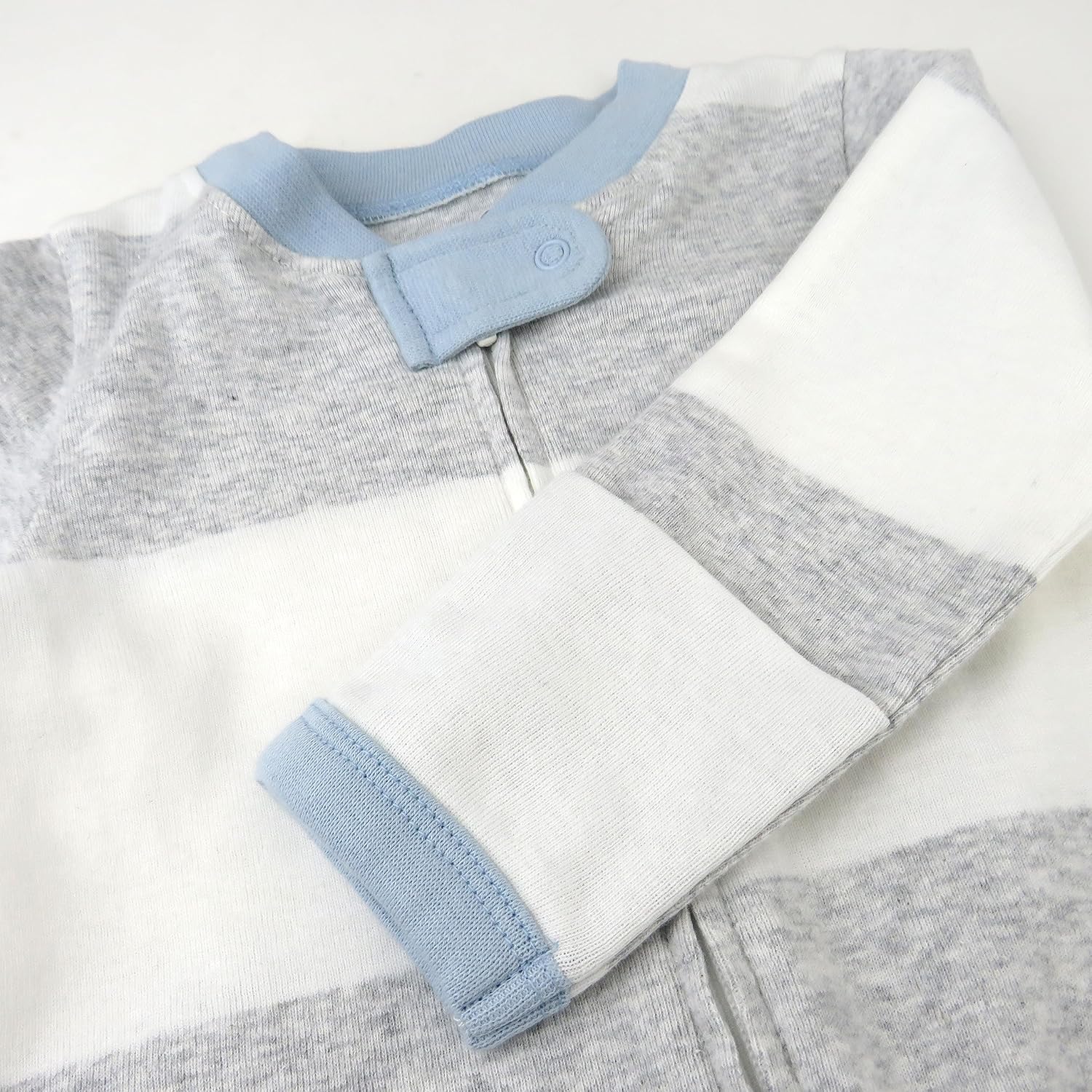 HonestBaby Organic Cotton Sleep Play Footed Pajama Sleeper for Baby Boys