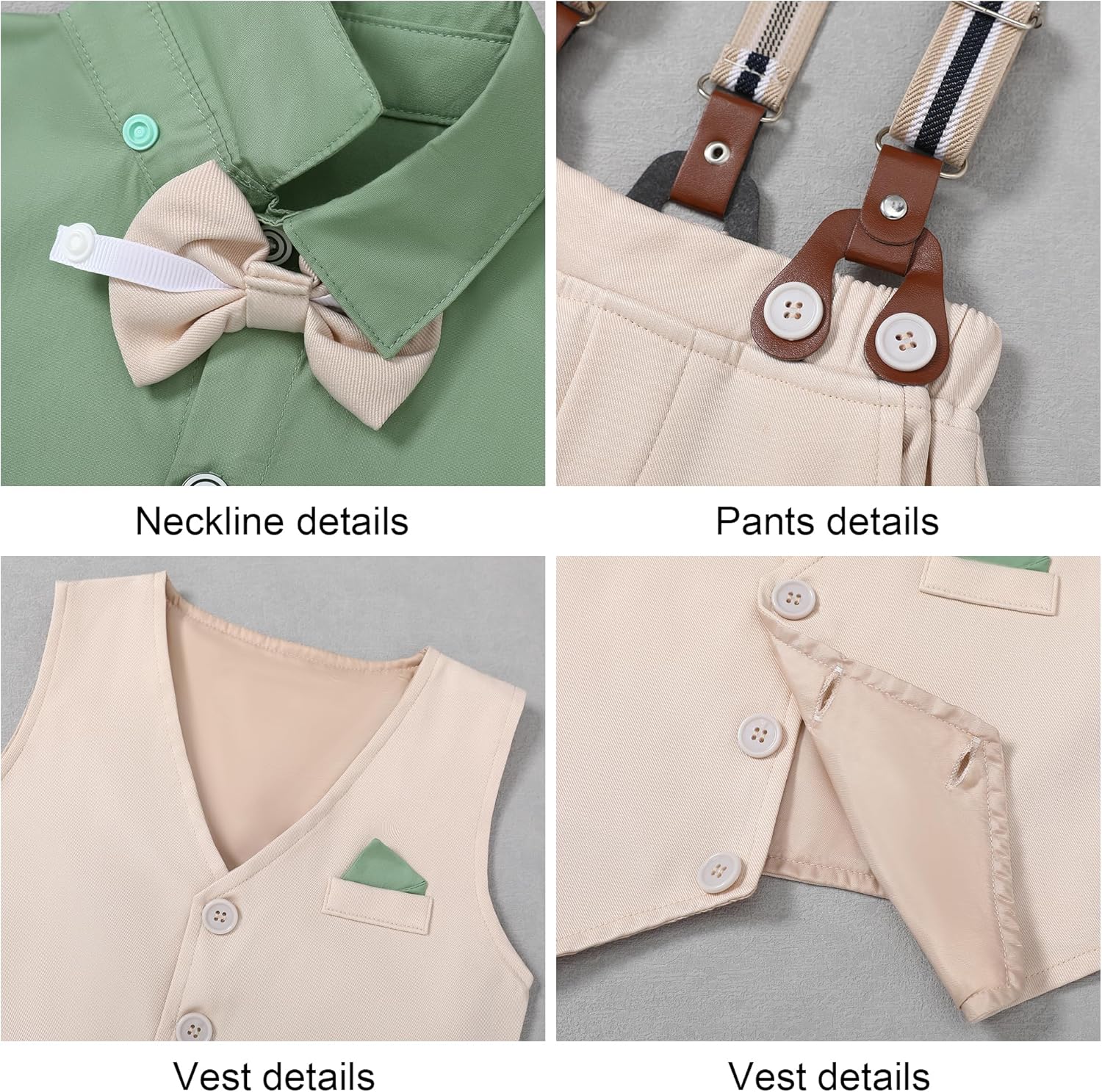 Boys Formal Outfits Unique gentlemans set for toddlers 1-5 years