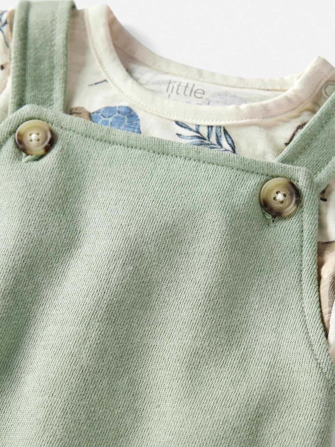 Perfectly Comfy Organic Cotton Overall Set For Little Ones