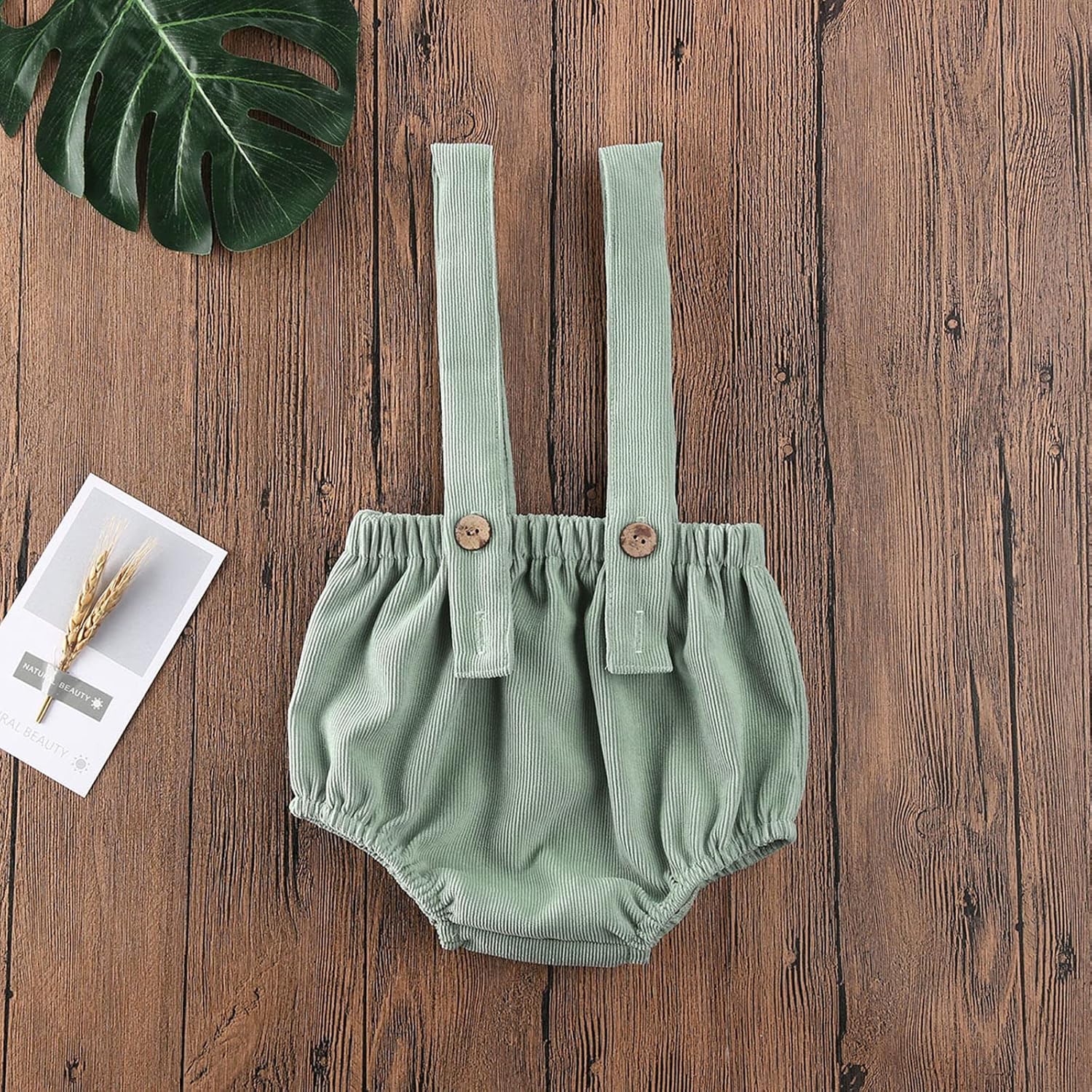 Emmababy Baby Boys Girls Suspender Overalls Romper with Built-in Pockets