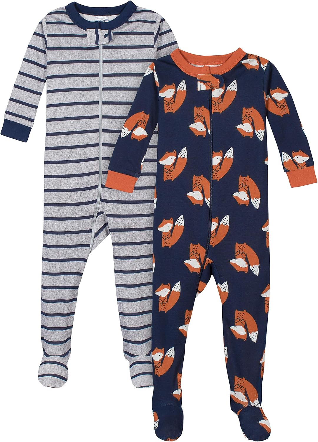 Gerber Baby Boys 2-Pack Pajamas - Snug Fit Safe Sleep