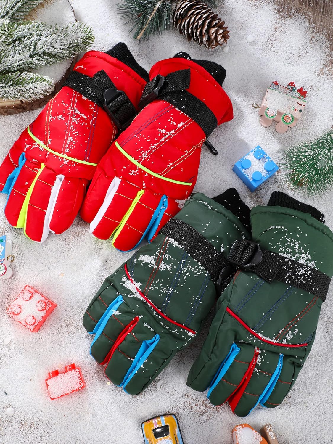 Waterproof Kids Snow Gloves Perfect for the Winter