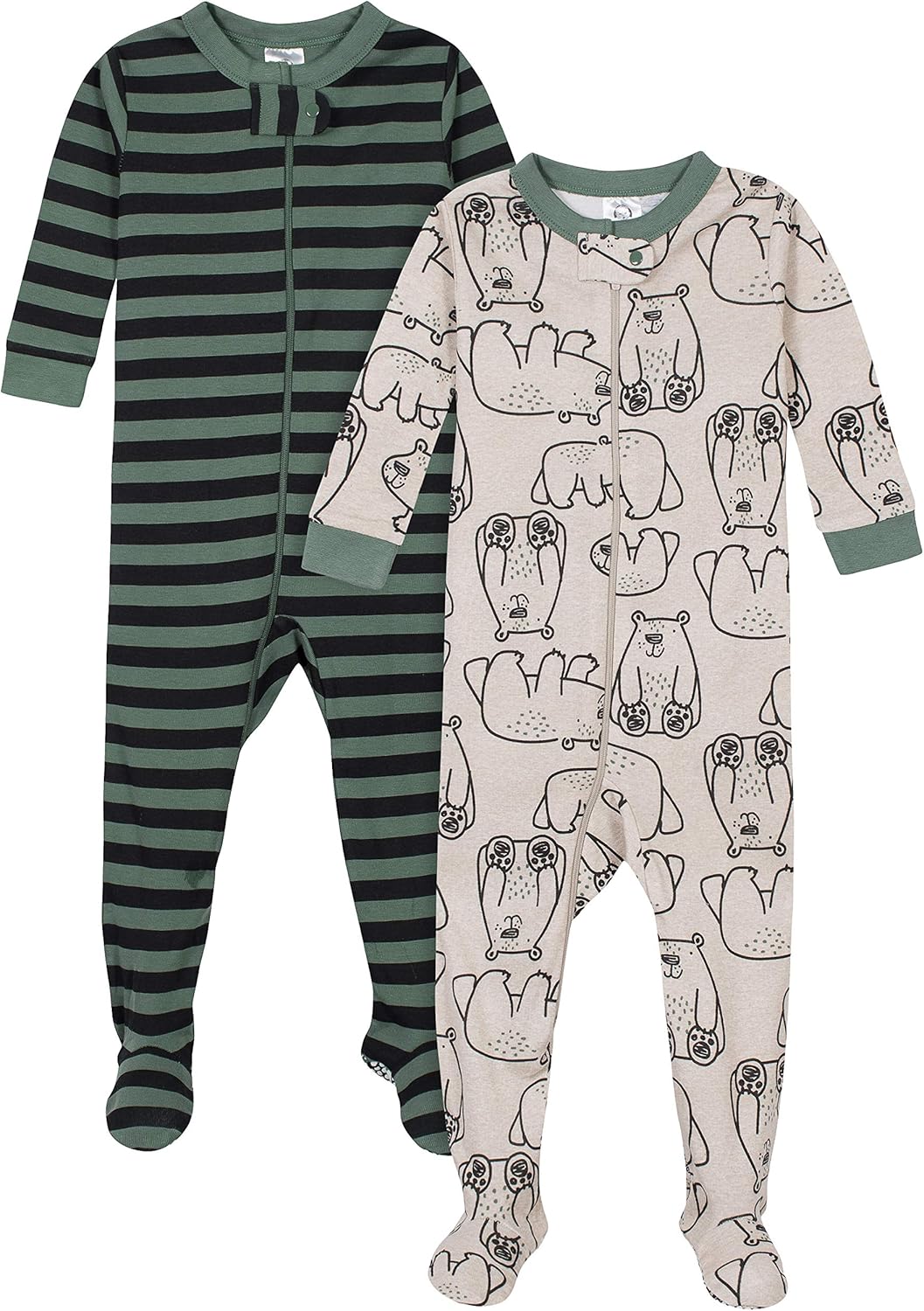 Gerber 2-Pack Footed Pajamas for Babies