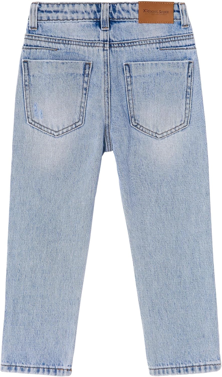Adjustable Ripped Jeans for Baby Toddler Soft Cotton Fun Style